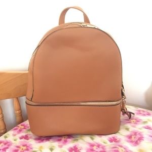 Brown Fashion Backpack.
